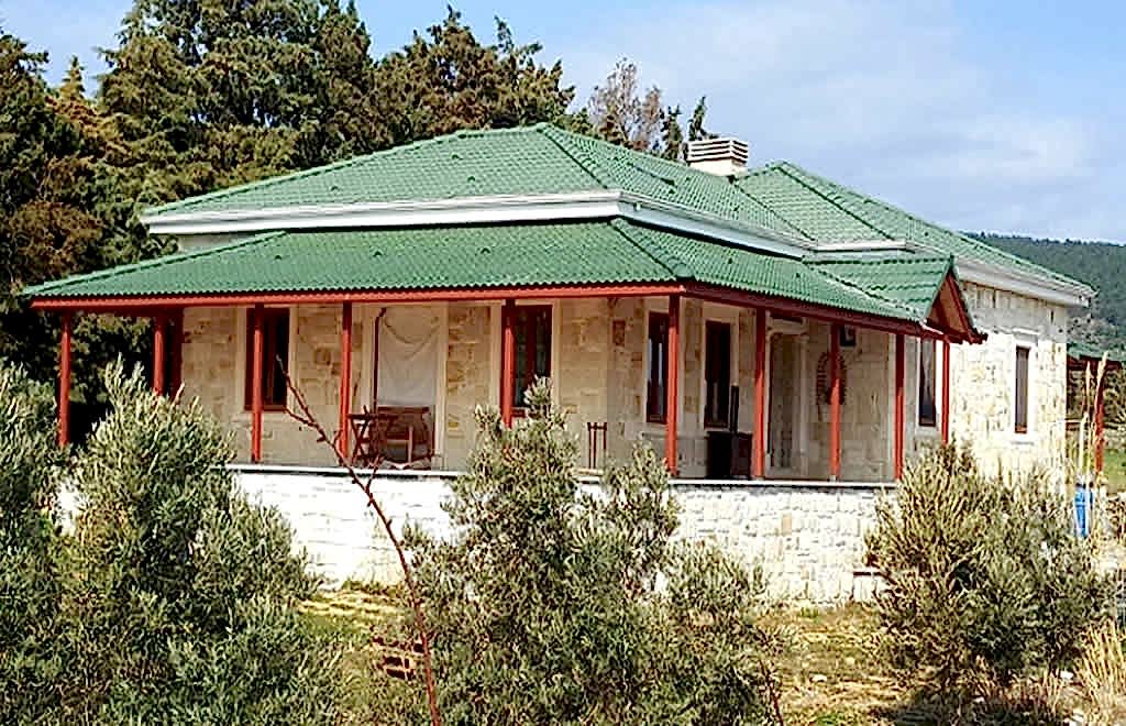 yeşil beton kiremit