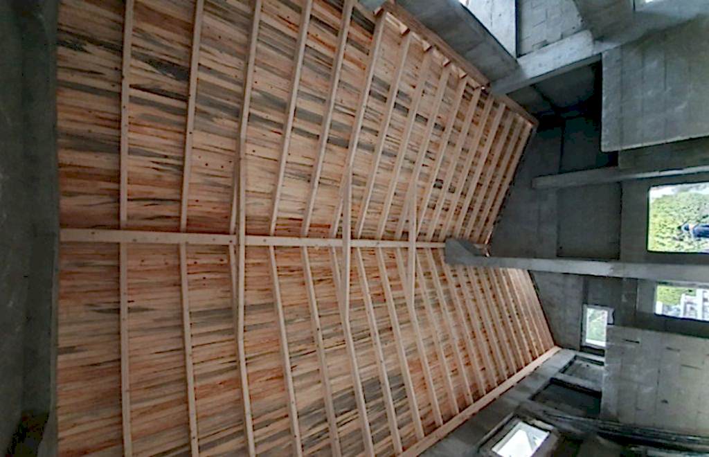 pancar ahşap çatı karkas