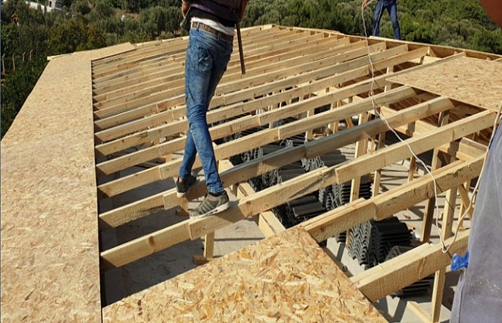 değirmendere ahşap çatı oturtma