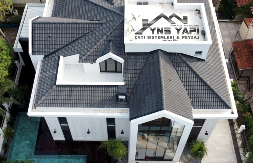 antrasit beton kiremit